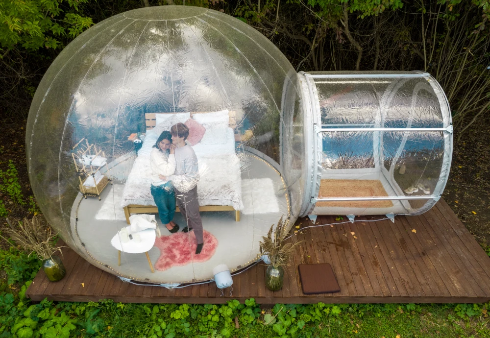 outdoor clear bubble tent